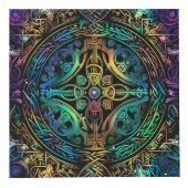 Verhoog uw ruimte met Abstracte Photo Cube Art Kubus (Voorkant)