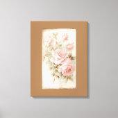 Verhoog uw ruimte met een dromerige Rozen Waterver Canvas Afdruk (Voorkant)