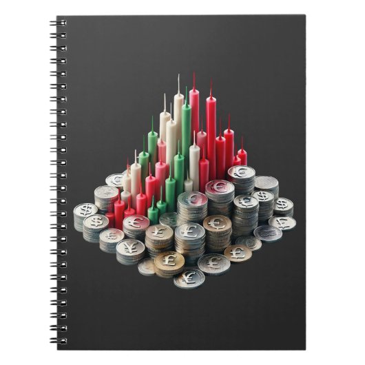 Verhoog uw ruimte met op handel geïnspireerde kuns notitieboek (Voorkant)