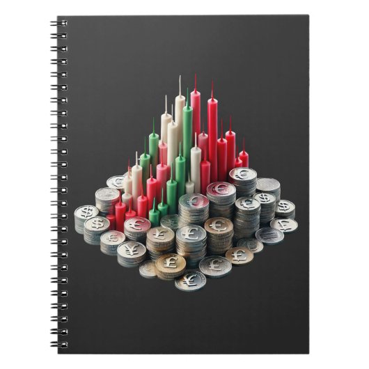 Verhoog uw ruimte met op handel geïnspireerde kuns notitieboek (Voorkant)