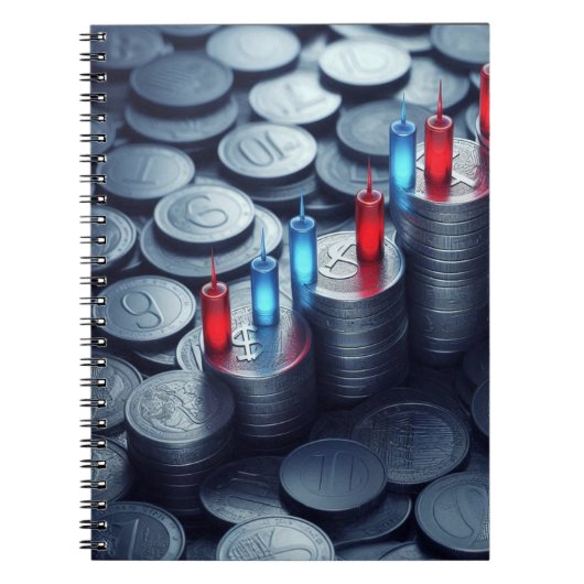 Verhoog uw ruimte met op handel geïnspireerde kuns notitieboek (Voorkant)