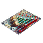 Verhoog uw ruimte met op handel geïnspireerde kuns notitieboek (Linkerzijde)