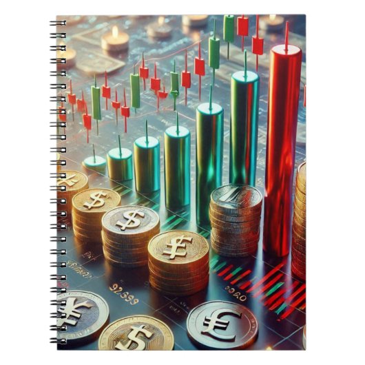 Verhoog uw ruimte met op handel geïnspireerde kuns notitieboek (Voorkant)