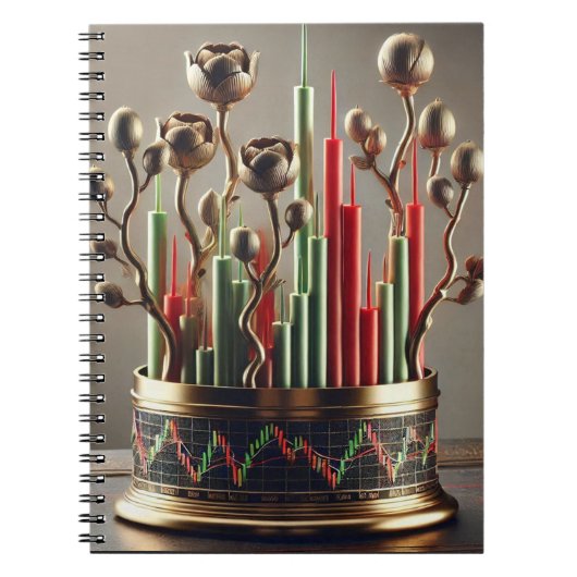 Verhoog uw ruimte met op handel geïnspireerde kuns notitieboek (Voorkant)