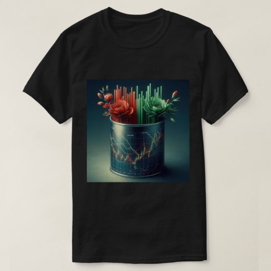 Verhoog uw ruimte met op handel geïnspireerde kuns t-shirt (Design voorkant)