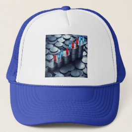 Verhoog uw ruimte met op handel geïnspireerde kuns trucker pet