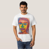 Verhoog uw ruimte met prachtige potloodtekening C T-shirt (Voorkant volledig)