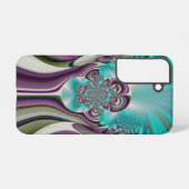 Verhoog uw Samsung met onze Angelic Paarse hart Samsung Galaxy Hoesje (Achterkant horizontaal)