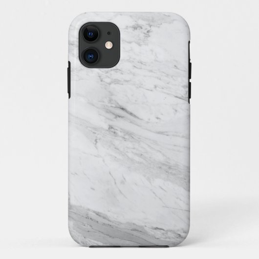 Verhoog uw stijl met de zwarte marmer Case-Mate iPhone case (Achterkant)