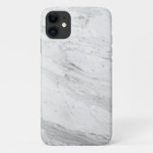 Verhoog uw stijl met de zwarte marmer Case-Mate iPhone case (Achterkant)