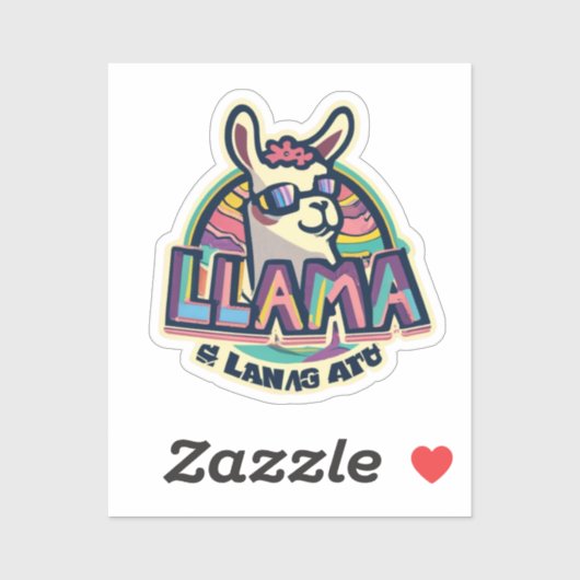 Verhoog uw stijl met Llama-geïnspireerde Sticker A (Vel)