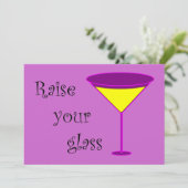 Verhoog uw uitnodiging voor Glass Divorce (Staand voorkant)