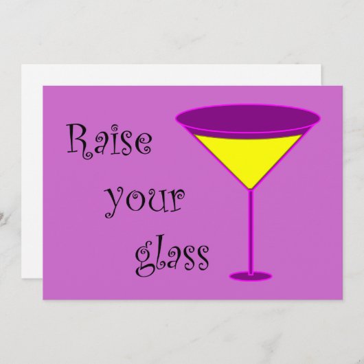 Verhoog uw uitnodiging voor Glass Divorce (Voorkant / Achterkant)