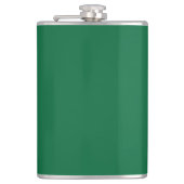 Verhoog uw webdesign met een groene achtergrond heupfles (Voorkant)