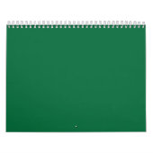 Verhoog uw webdesign met een groene achtergrond kalender (Hoes)