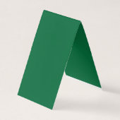 Verhoog uw webdesign met een groene achtergrond visitekaartje (Voorkant)