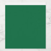 Verhoog uw webdesign met een groene achtergrond wijn etiket (Enkel label)