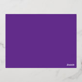 Verhoog uw websiteontwerp met een verbluffend Paar Folie Feestdagen Briefkaart (Achterkant)