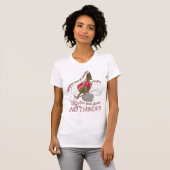Verhoog uw woorden, met de hand getekende Rumi quo T-shirt (Voorkant volledig)