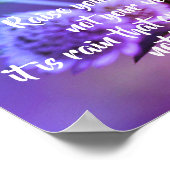 Verhoog uw woorden Rumi Inspirerend prijsopgave Poster (Hoek)