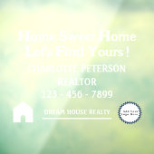 Verhoog vastgoedmerk met Realtor Car Decal (Vel 3)