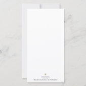 "Verhoogd bewustzijn" Bedankkaart (Achterkant)