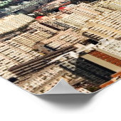 Verhoogd Cityscape in Beijing Poster (Hoek)