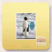 Verhoogd door pinguïns onderzetter (Voorkant)