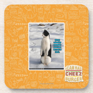 Verhoogd door pinguïns onderzetter