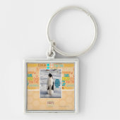 Verhoogd door pinguïns sleutelhanger (Voorkant)