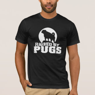 VERHOOGD DOOR PUGS Bella Canvas Donker Shirt