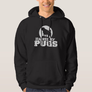 VERHOOGD DOOR PUGS Dark Hoodie