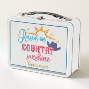 Verhoogd op Country Sunshine Quote Personalized