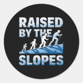 Verhoogd Ronde Sticker (Voorkant)