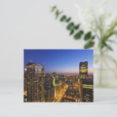 Verhoogd uitzicht, Chicago River Briefkaart (Staand voorkant)