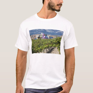 Verhoogd uitzicht en Hotel Marques de Riscal T-shirt