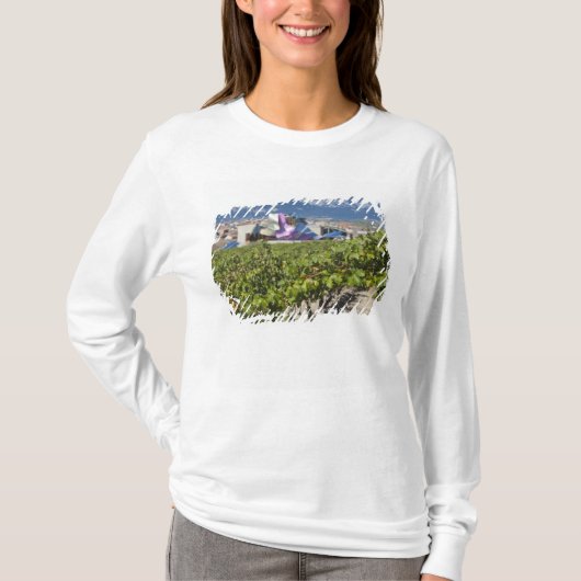 Verhoogd uitzicht en Hotel Marques de Riscal T-shirt (Voorkant)
