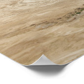 Verhoogd uitzicht op de Dode Zee Poster (Hoek)