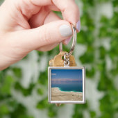 Verhoogd uitzicht op de Dode Zee Sleutelhanger (Hand)