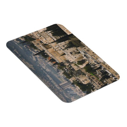 Verhoogd uitzicht van de stad Jerusalem YMCA-toren Magneet (Rechterzijde)