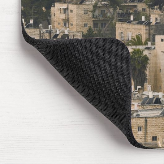 Verhoogd uitzicht van de stad Jerusalem YMCA-toren Muismat (Hoek)