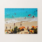 Verhoogd Uitzicht van de Waikiki-strand, Honolulu Legpuzzel (Horizontaal)