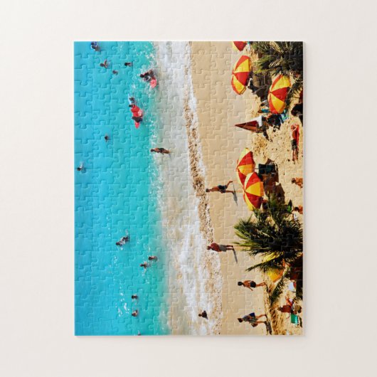 Verhoogd Uitzicht van de Waikiki-strand, Honolulu Legpuzzel (Verticaal)