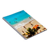 Verhoogd Uitzicht van de Waikiki-strand, Honolulu Notitieboek (Rechterzijde)