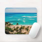 verhoogd Uitzicht van de waikikikikikikikikikikiki Muismat (Met muis)