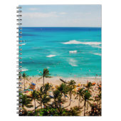 verhoogd Uitzicht van de waikikikikikikikikikikiki Notitieboek (Voorkant)