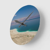 Verhoogd uitzicht van het dode Zee Ronde Klok (Hoek)