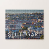 Verhoogd Uitzicht van Stuttgart Legpuzzel (Horizontaal)