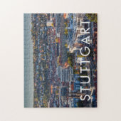 Verhoogd Uitzicht van Stuttgart Legpuzzel (Verticaal)