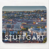 Verhoogd Uitzicht van Stuttgart Muismat (Voorkant)